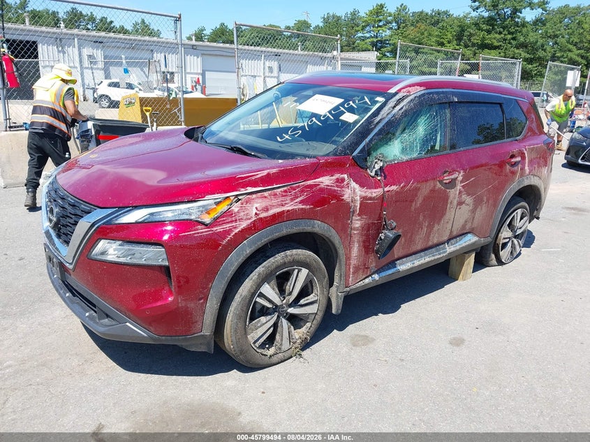 Vin: 5n1bt3cb1pc907066, lot: 46298325, nissan rogue sl intelligent awd 20232