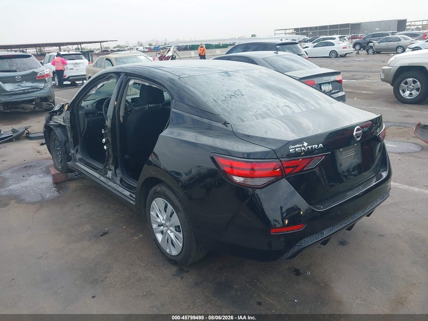 Vin: 3n1ab8bvxpy307040, lot: 46298329, nissan sentra s xtronic cvt 20233