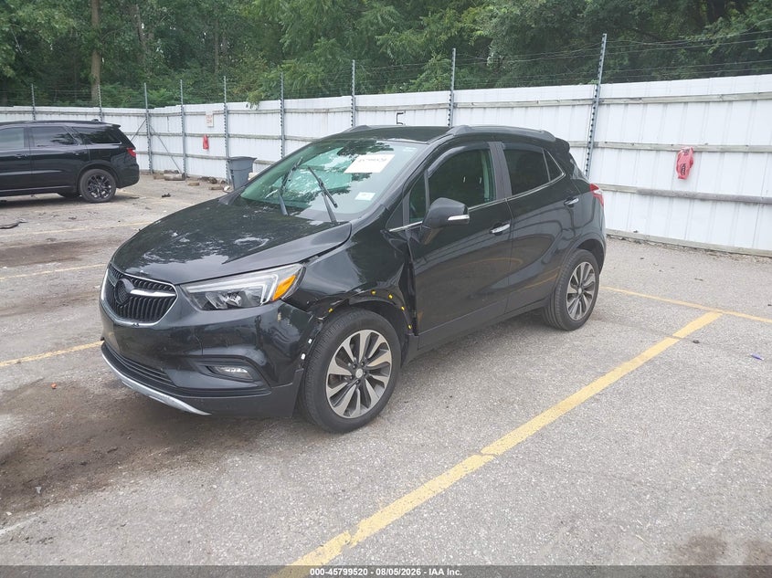 Vin: kl4cjfsb2hb116743, lot: 46298351, buick encore preferred ii 20172
