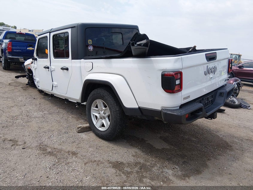 Vin: 1c6hjtfg6ll131580, lot: 46298359, jeep gladiator overland 20203