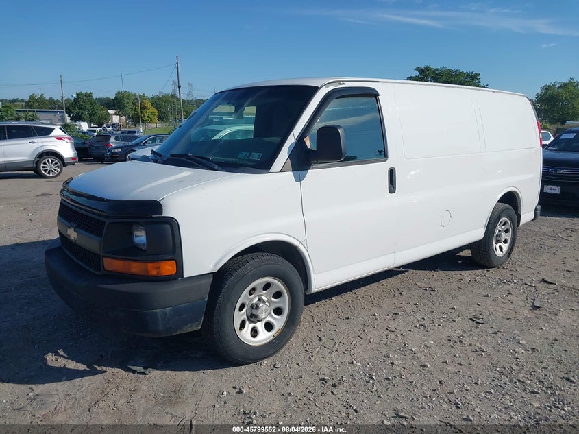 Vin: 1gcsgaf40b1123623, lot: 46298383, chevrolet express 1500 work van 20112