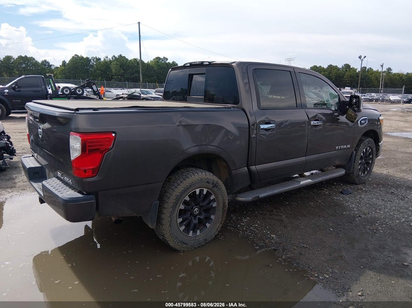 Vin: 1n6aa1e54hn510617, lot: 46298414, nissan titan sl 20174
