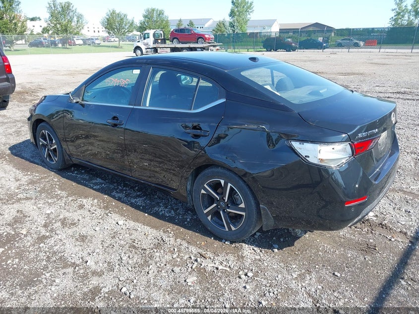 Vin: 3n1ab8cv3ry257616, lot: 46298416, nissan sentra sv xtronic cvt 20243