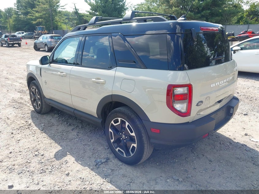 Vin: 3fmcr9c66rre18062, lot: 46298438, ford bronco sport outer banks 20243