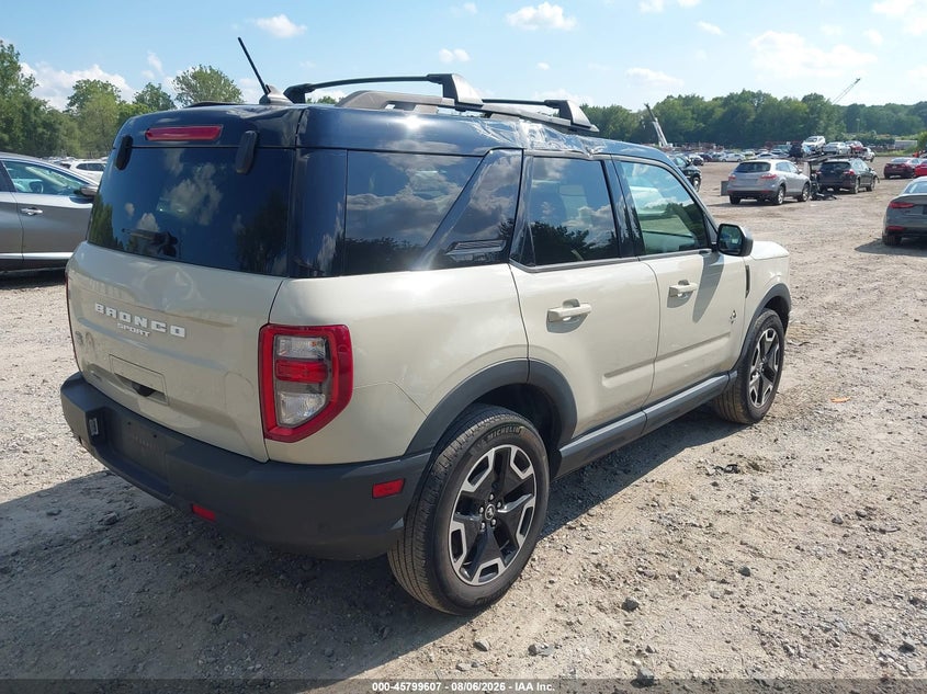 Vin: 3fmcr9c66rre18062, lot: 46298438, ford bronco sport outer banks 20244