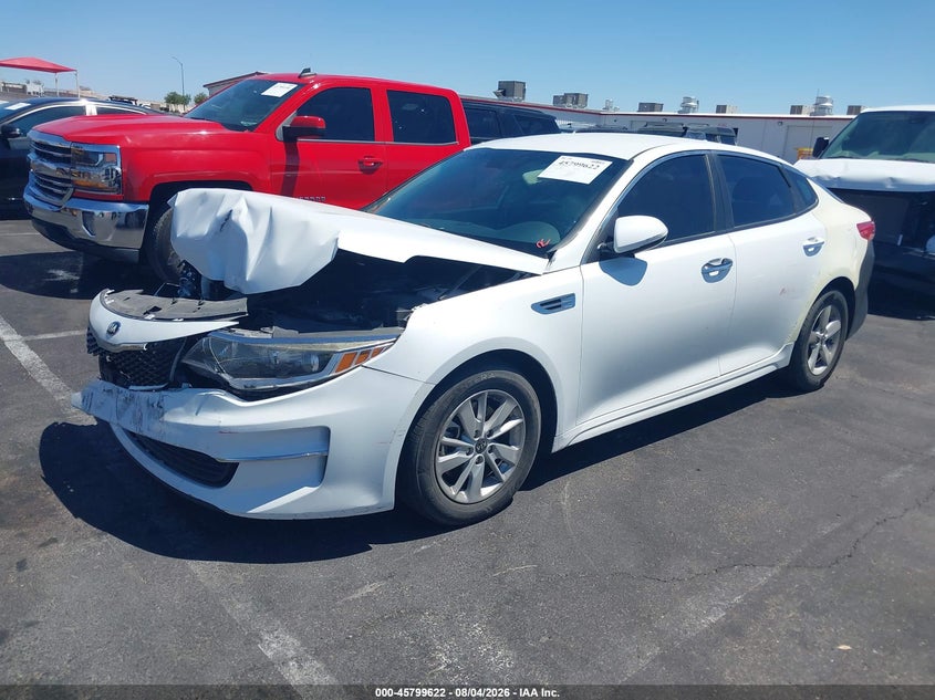 Vin: 5xxgt4l36hg169274, lot: 46298453, kia optima lx 20172