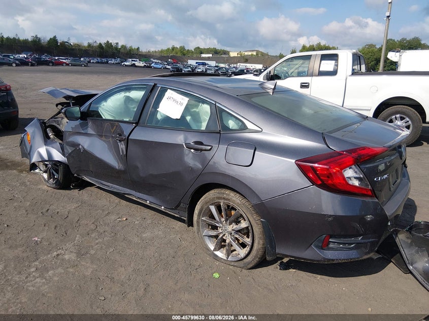 Vin: 19xfc1f30le200588, lot: 46298461, honda civic ex 20203