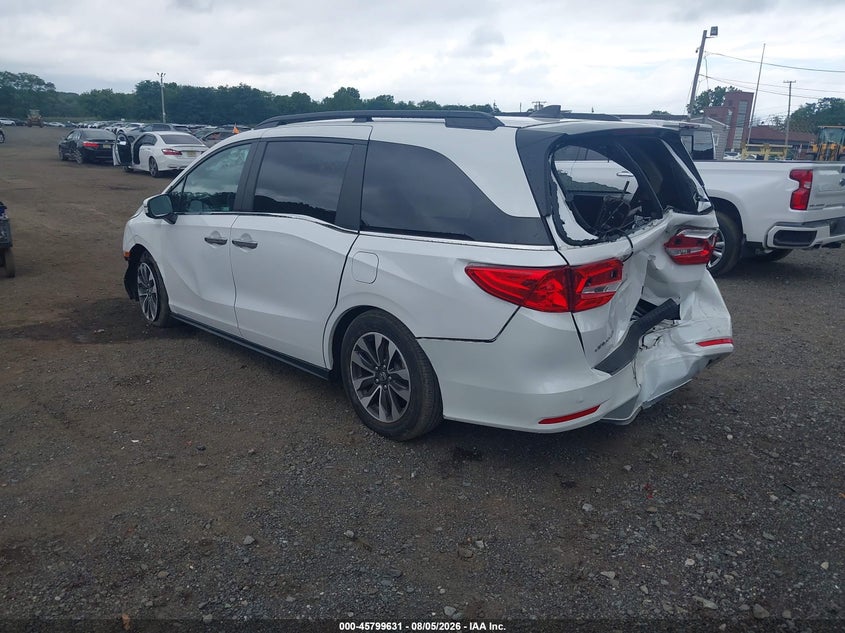 Vin: 5fnrl6h67rb020724, lot: 46298462, honda odyssey ex-l 20243