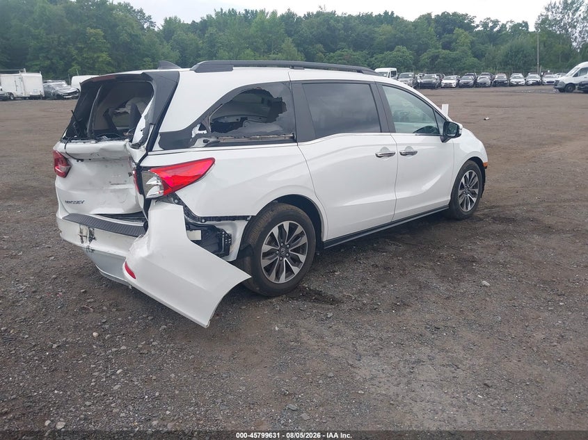 Vin: 5fnrl6h67rb020724, lot: 46298462, honda odyssey ex-l 20244