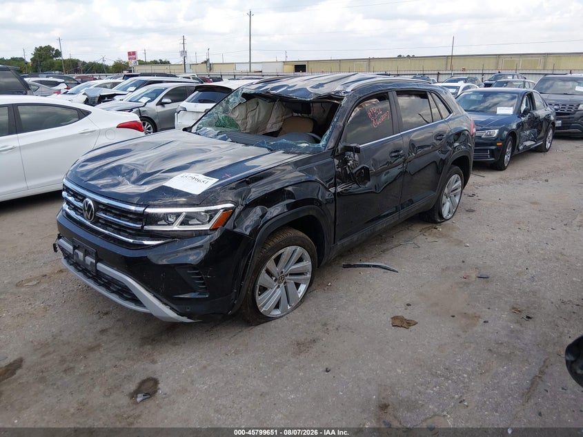 Vin: 1v2he2ca9nc230337, lot: 46298482, volkswagen atlas cross sport 3.6l v6 se w/technology 20222