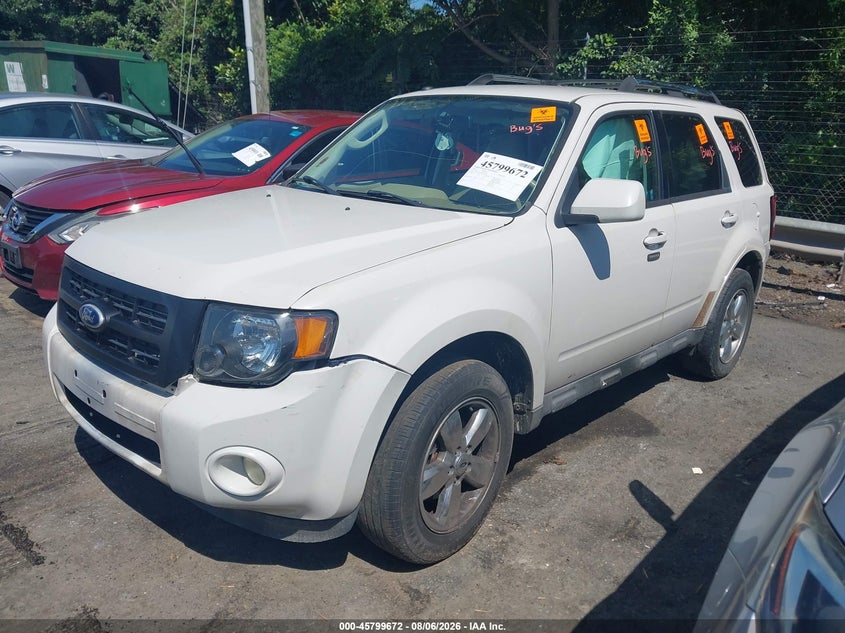 Vin: 1fmcu0eg5bka03910, lot: 46298503, ford escape limited 20112