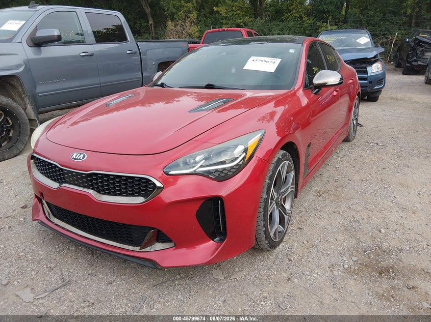 Vin: knae55lc9j6020298, lot: 46298505, kia stinger gt2 20182