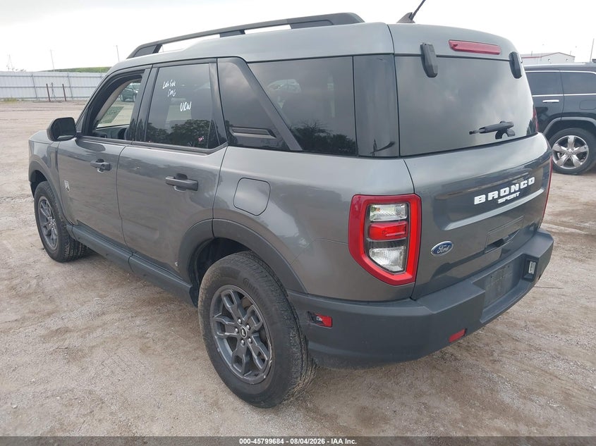 Vin: 3fmcr9b65rre39065, lot: 46298515, ford bronco sport big bend 20243