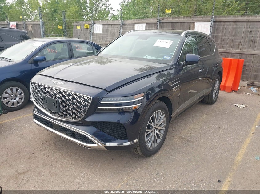 Vin: kmuhfesb6su241759, lot: 46298519, genesis gv80 2.5t standard awd 20252