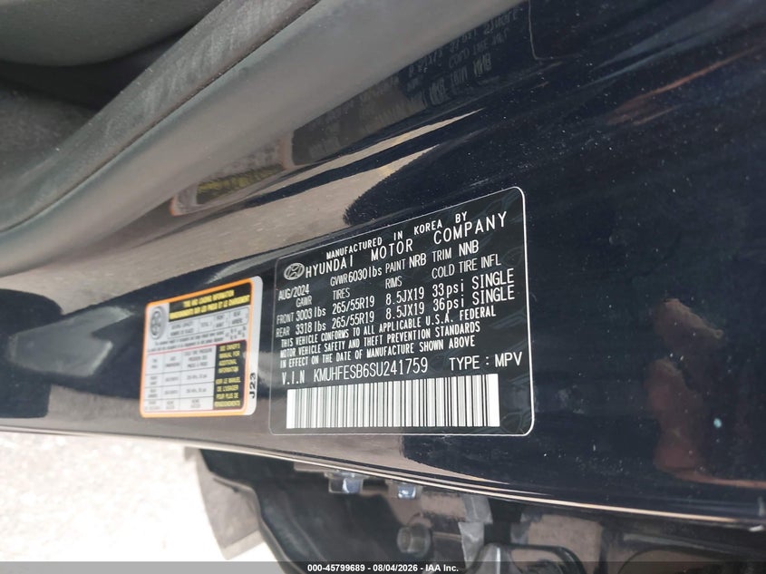 2025 GENESIS GV80 SPORT UTILITY VEHICLE 2.5L I-4 DI, DOHC, VVT, TURBO, 300HP