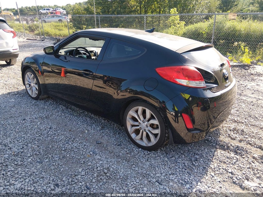 2012 HYUNDAI VELOSTER HATCHBACK 1.6L I-4 DI, DOHC, VVT, 138HP