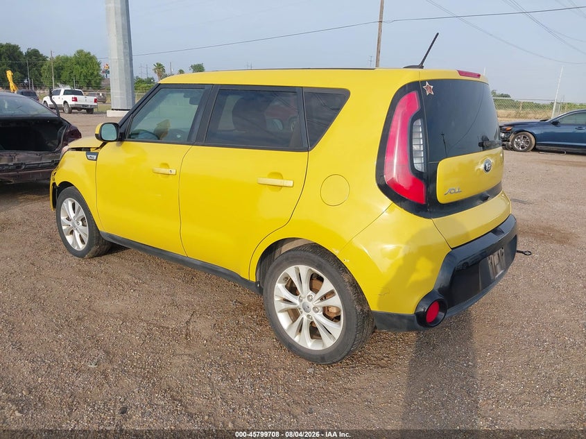 Vin: kndjp3a51g7302748, lot: 46298539, kia soul + 20163