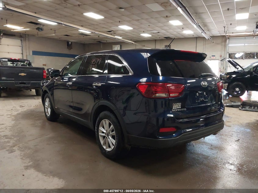 Vin: 5xypgda31lg698157, lot: 46298543, kia sorento 2.4l lx 20203