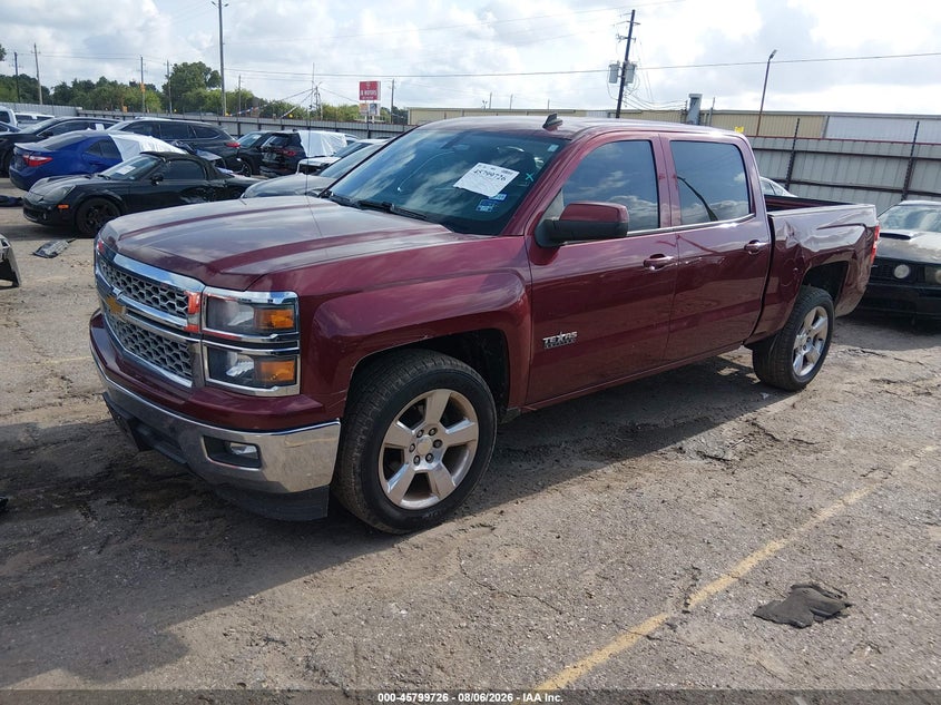 Vin: 3gcpcrec4eg497425, lot: 46298557, chevrolet silverado 1500 lt 20142