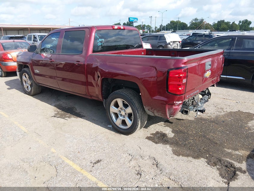 Vin: 3gcpcrec4eg497425, lot: 46298557, chevrolet silverado 1500 lt 20143