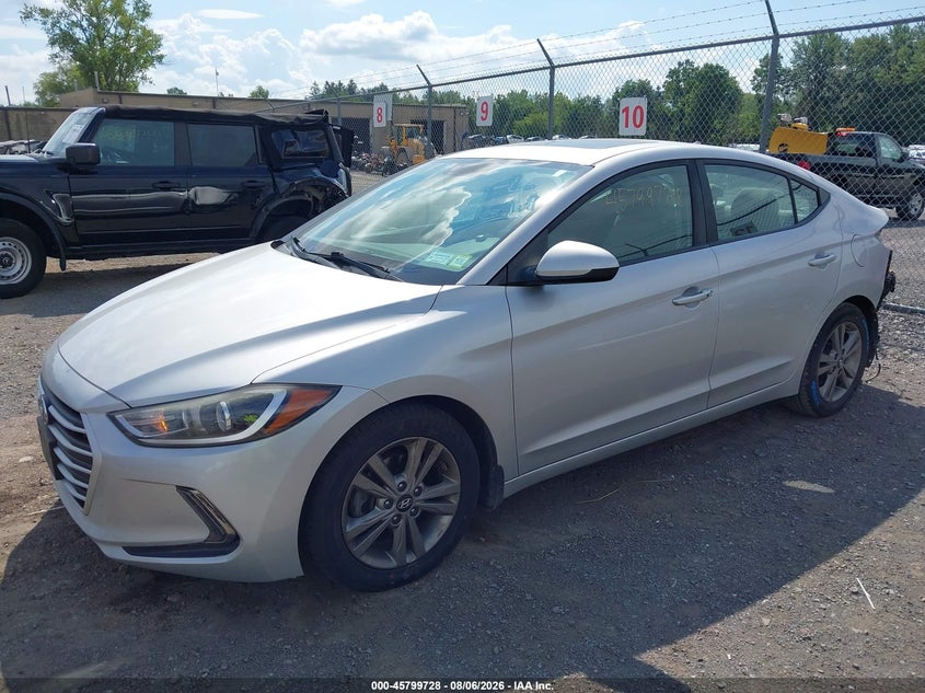 Vin: kmhd84lf9ju448289, lot: 46298559, hyundai elantra value edition 20182