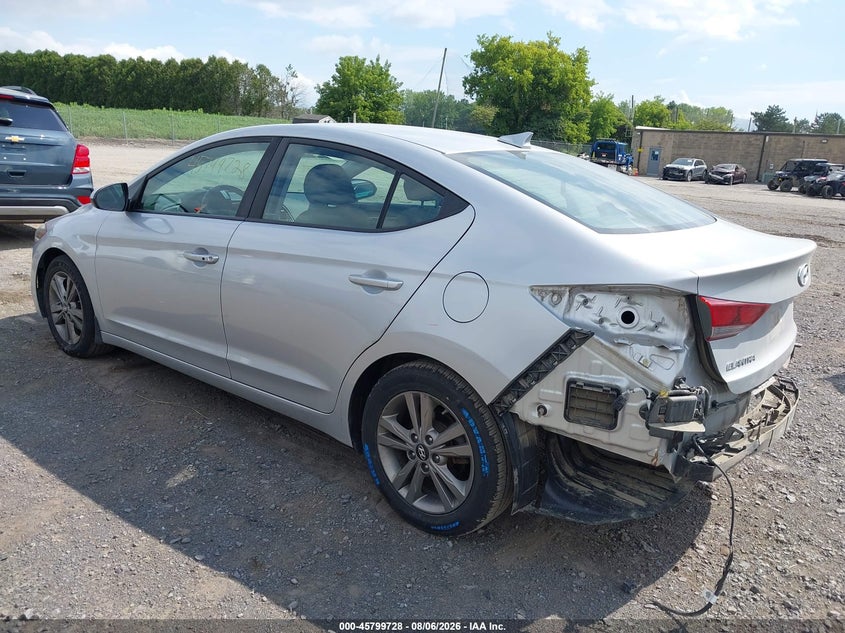 Vin: kmhd84lf9ju448289, lot: 46298559, hyundai elantra value edition 20183