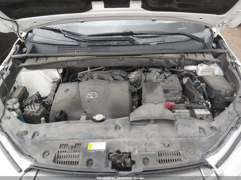 TOYOTA HIGHLANDER 2019 VIN 5TDJZRFH9KS627503