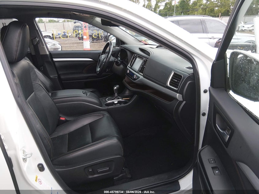 TOYOTA HIGHLANDER 2019 VIN 5TDJZRFH9KS627503