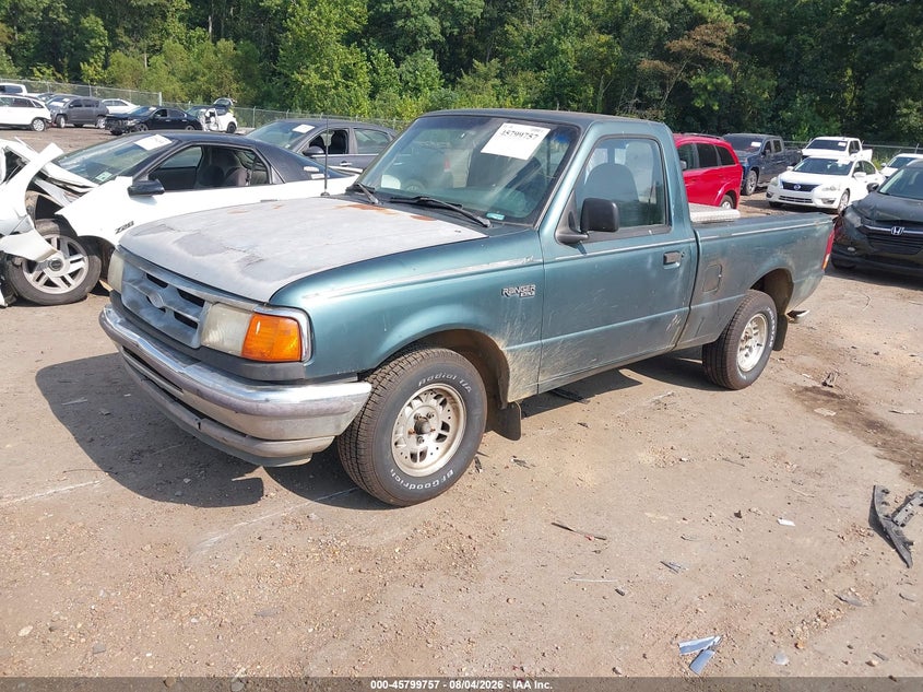 1995 Ford Ranger, Удар сзади, IAAI, VIN 1FTCR10A3SUA25908 — фото 2