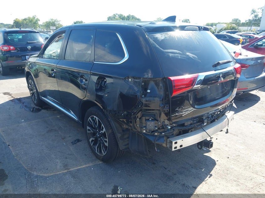Vin: ja4j24a52jz031421, lot: 46298603, mitsubishi outlander phev sel 20183