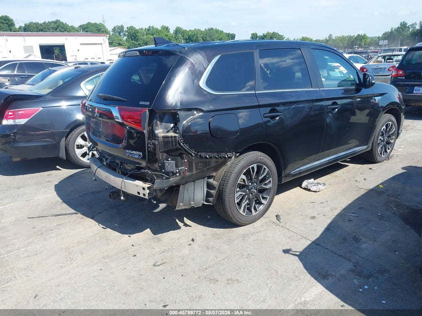 Vin: ja4j24a52jz031421, lot: 46298603, mitsubishi outlander phev sel 20184