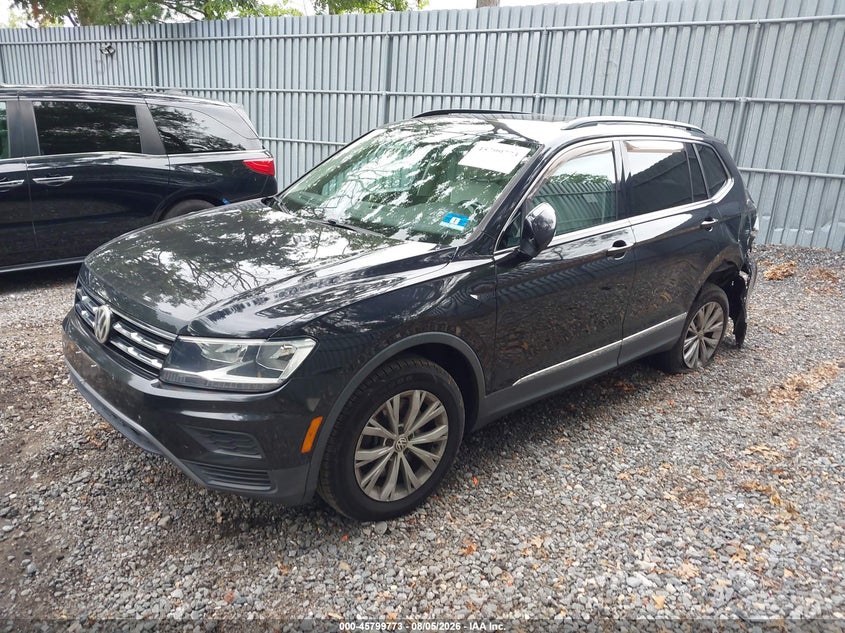 Vin: 3vv3b7ax8jm073502, lot: 46298604, volkswagen tiguan 2.0t se/2.0t sel 20182