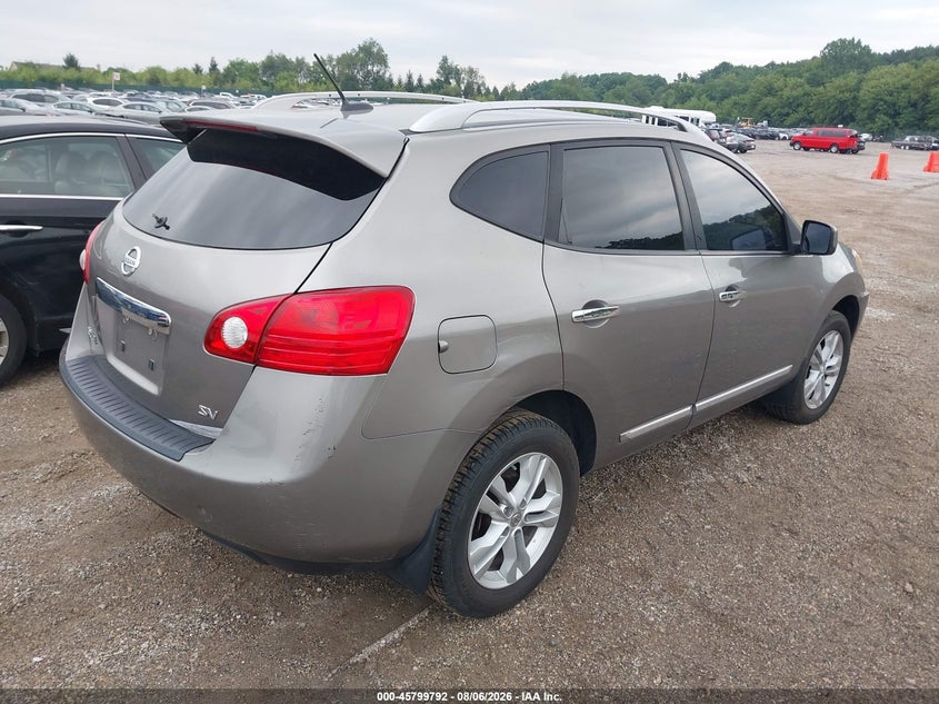 Vin: jn8as5mt5cw608151, lot: 46298623, nissan rogue sv 20124