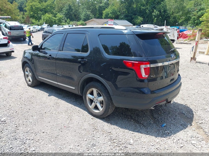 Vin: 1fm5k7dh2kgb51484, lot: 46298624, ford explorer xlt 20193
