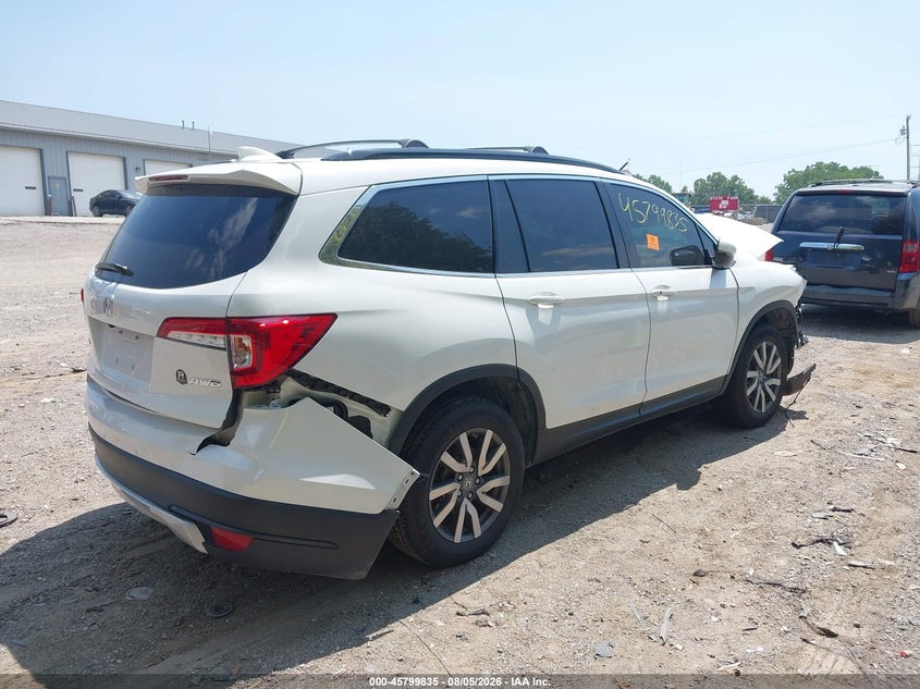 Vin: 5fnyf6h54mb032655, lot: 46298666, honda pilot awd ex-l 20214