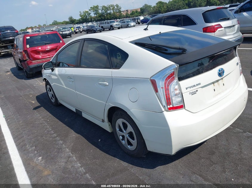 Vin: jtdkn3du4d5560234, lot: 46298690, toyota prius two 20133