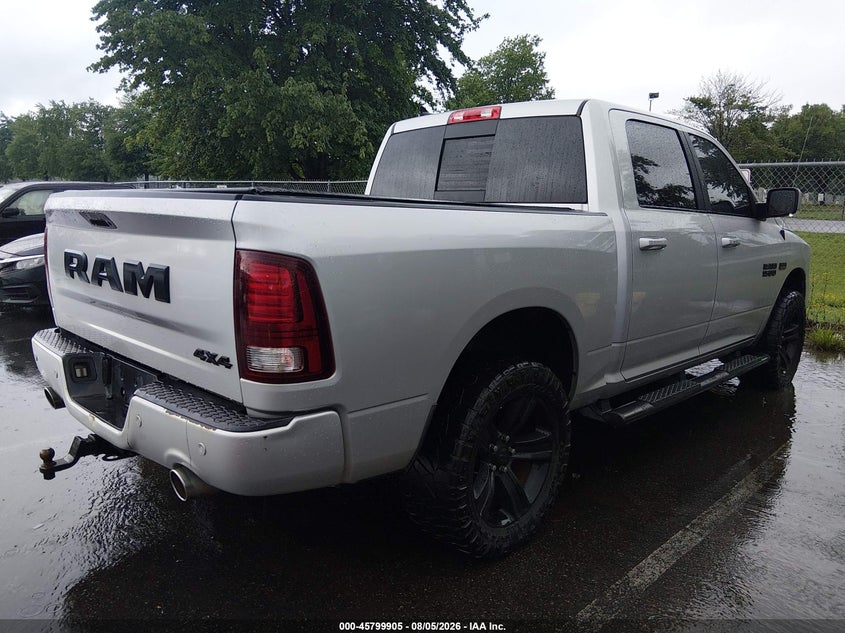 Vin: 1c6rr7mt4hs811396, lot: 46298736, ram 1500 night  4x4 5'7 box 20174