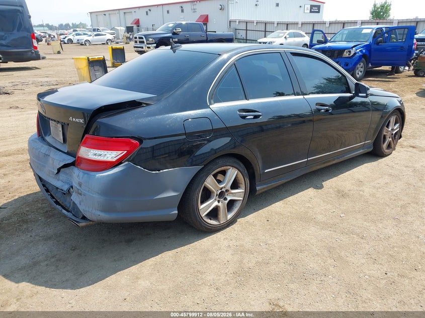 Vin: wddgf8bb5ar088279, lot: 46298743, mercedes-benz c 300 luxury 4matic/sport 4matic 20104