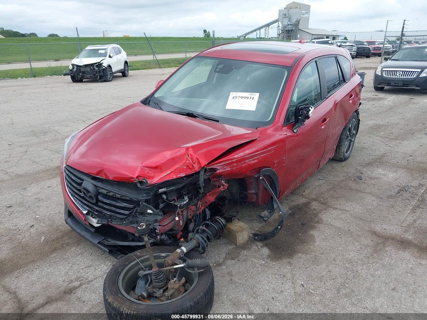 Vin: jm3ke2dy0g0707557, lot: 46298762, mazda cx-5 grand touring 20162