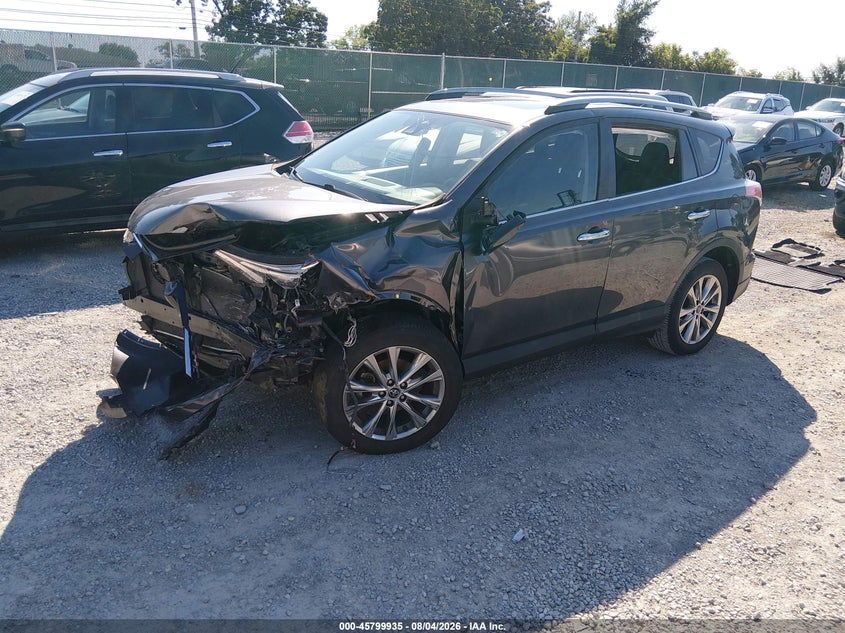 Vin: 2t3yfrev0hw395427, lot: 46298766, toyota rav4 limited 20172