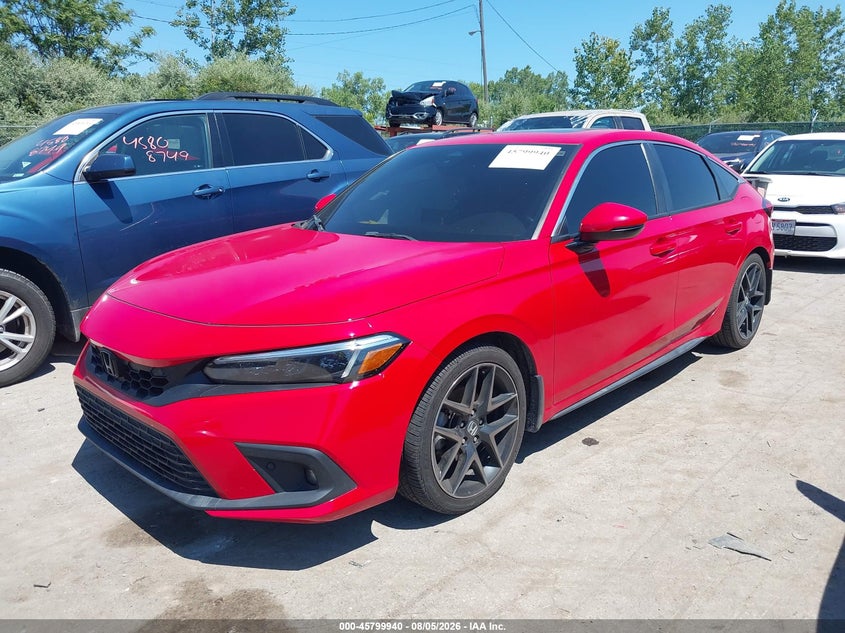 Vin: 19xfl1h81ne001660, lot: 46298771, honda civic sport touring 20222