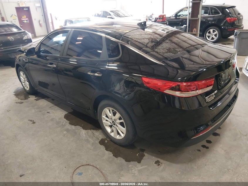 Vin: 5xxgt4l30gg039182, lot: 46298780, kia optima lx 20163