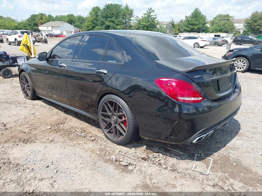 Vin: 55swf8hb5hu189110, lot: 46298788, mercedes-benz amg c 63 s 20173