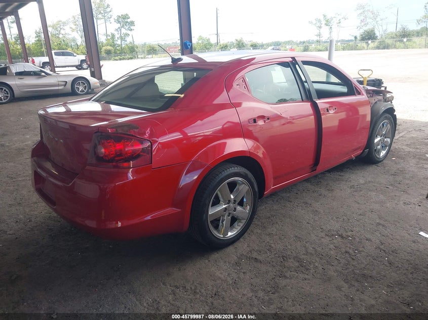 Vin: 1c3cdzab9dn657902, lot: 46298818, dodge avenger se 20134