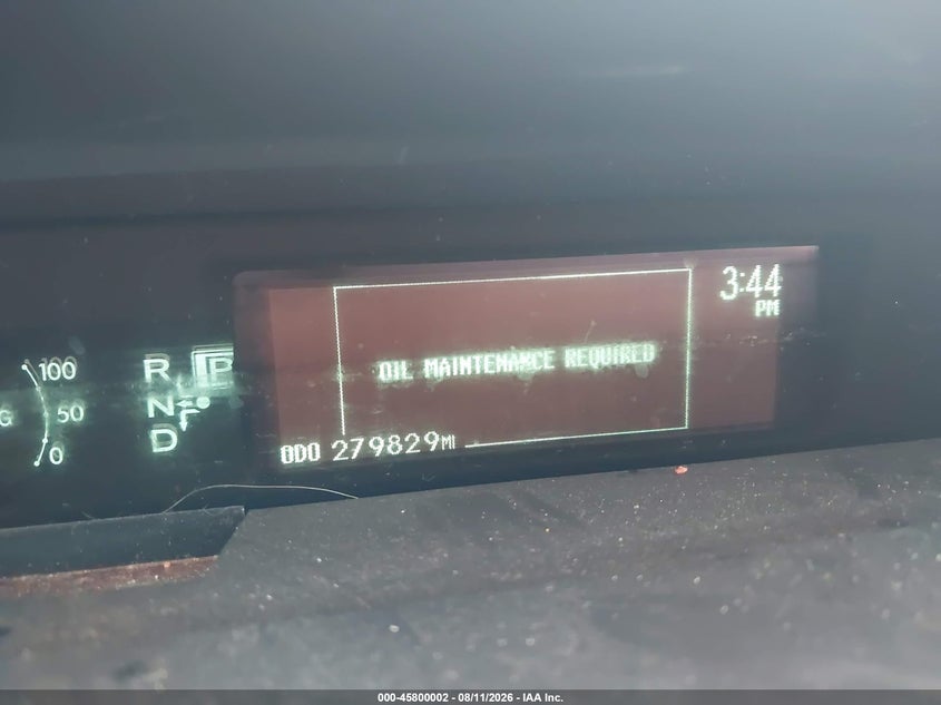 2010 TOYOTA PRIUS HATCHBACK 1.8L I-4 DOHC, VVT, 98HP