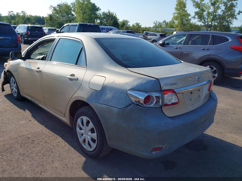 Vin: 2t1bu4ee3bc591104, lot: 46298845, toyota corolla le 20113