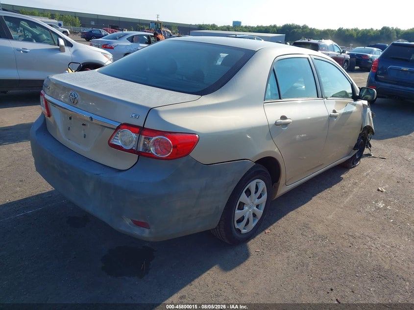 Vin: 2t1bu4ee3bc591104, lot: 46298845, toyota corolla le 20114