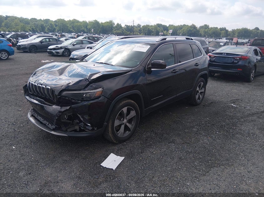 Vin: 1c4pjmdn6kd368848, lot: 46298868, jeep cherokee limited 4x4 20192