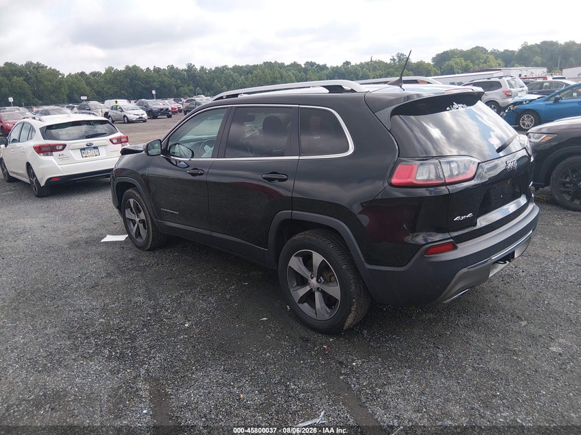 Vin: 1c4pjmdn6kd368848, lot: 46298868, jeep cherokee limited 4x4 20193