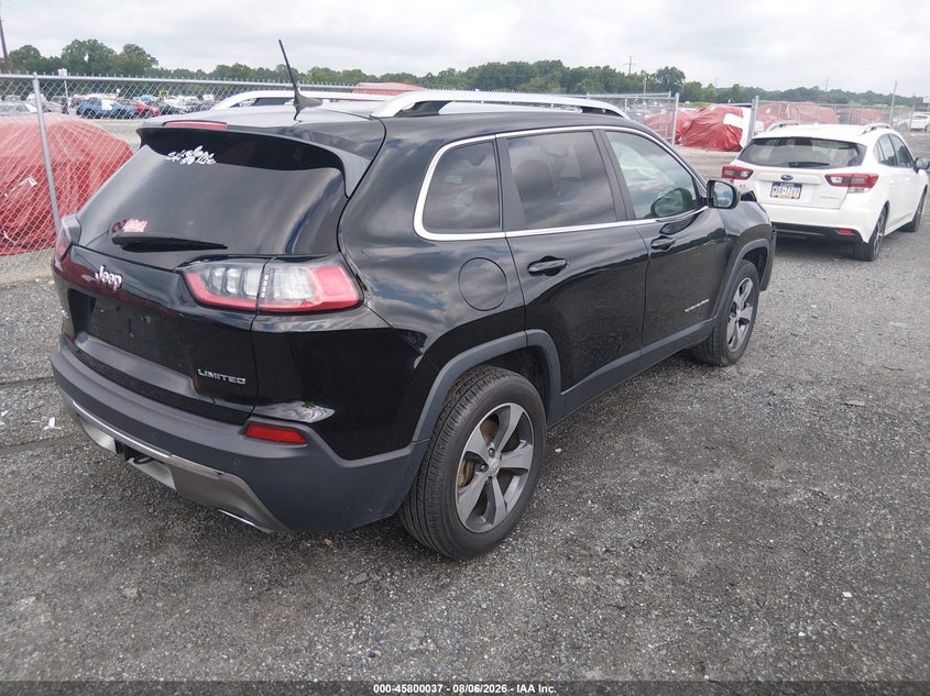 Vin: 1c4pjmdn6kd368848, lot: 46298868, jeep cherokee limited 4x4 20194